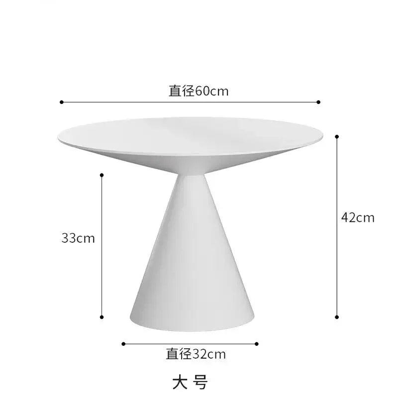 Round Metal Coffee Table - Modern Minimalist Design – view 9, modern home furniture